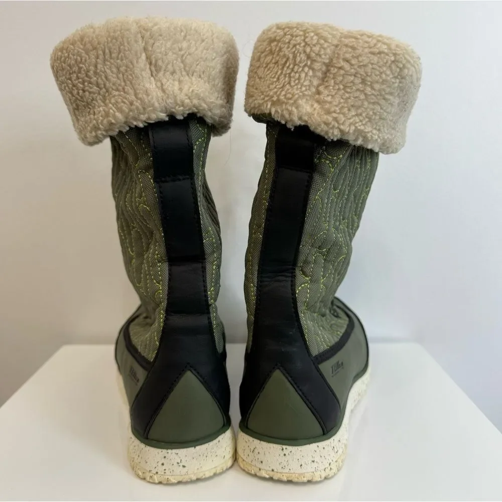 L.L. Bean Green TEK 2.5 Ultralight Pac Tall Snow Boot 200 Gram Primaloft Size 7